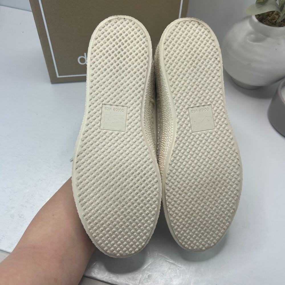 Dolce Vita Lennix Lace Up White Leather Sneakers Platform Hybrid Women's US 9 - Picture 8 of 11